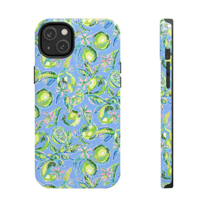 Lime Citrus Print Phone Case