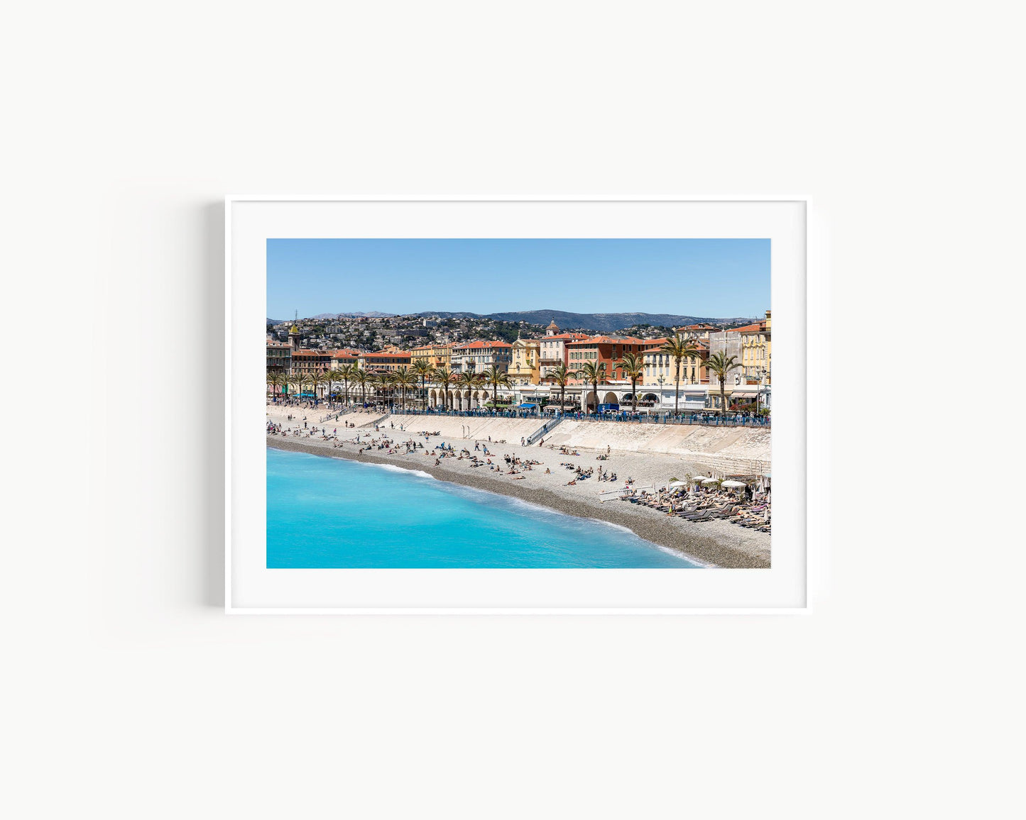 Beaches of Nice France Photography Print II - Departures Print Shop