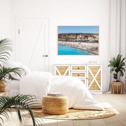 Beaches of Nice France II | French Riviera Photography Print - Departures Print Shop