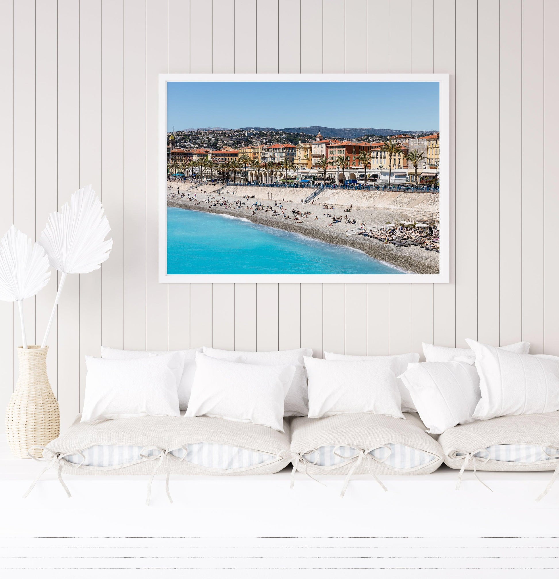 Beaches of Nice France II | French Riviera Photography Print - Departures Print Shop