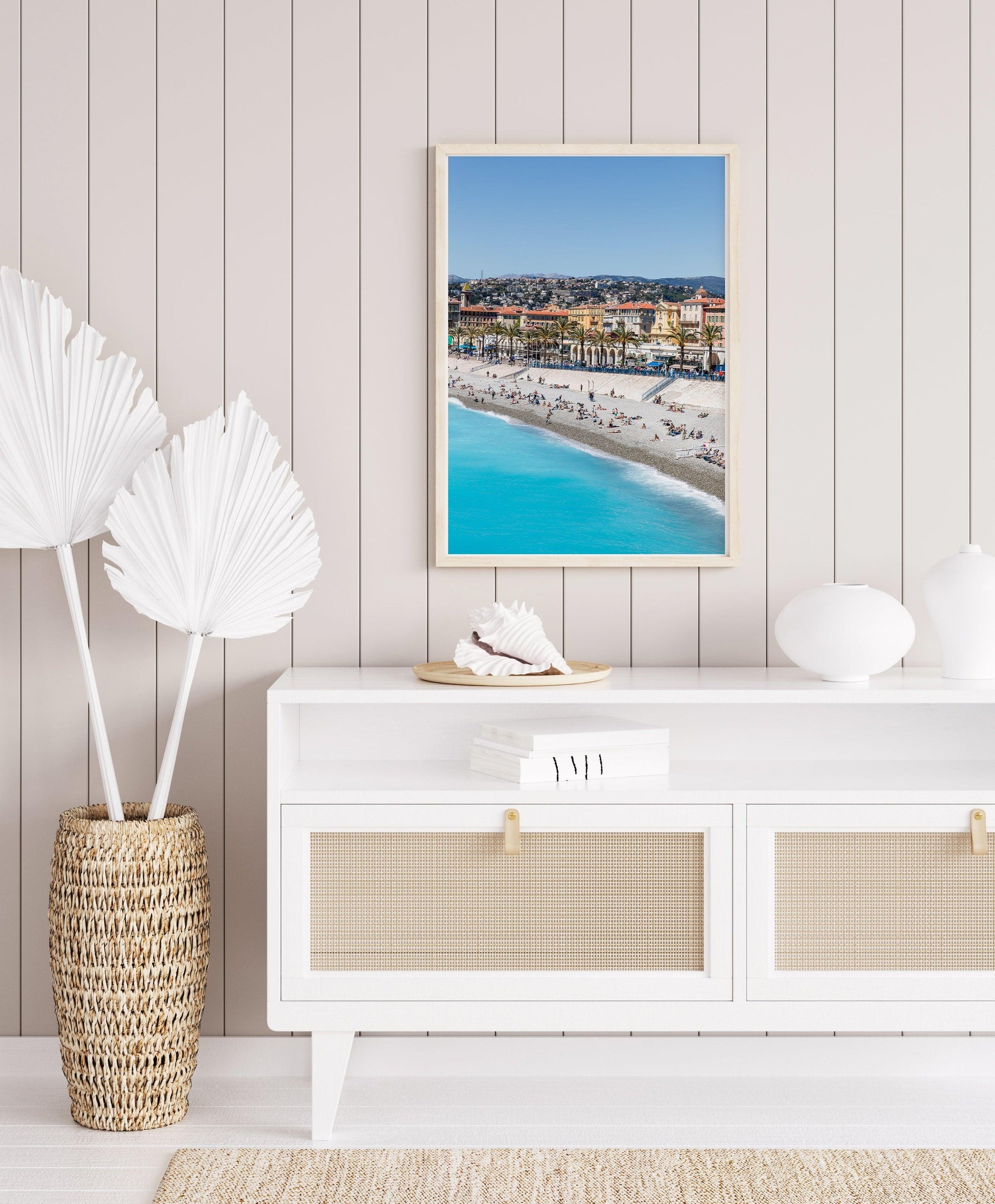 Beaches of Nice France | French Riviera Photography Print - Departures Print Shop