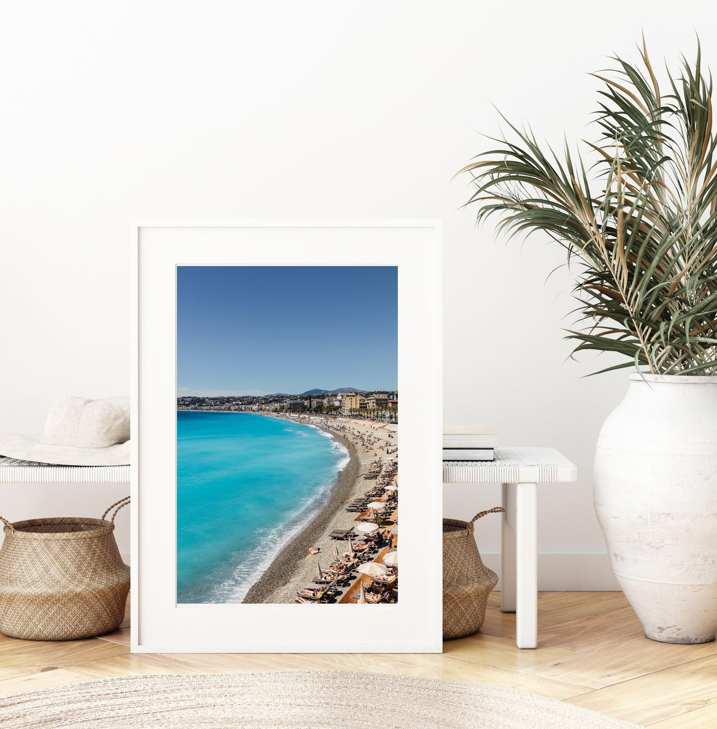 Beaches of Nice France III | French Riviera Photography Print - Departures Print Shop