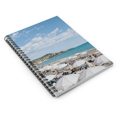 Beaches of Nice France Spiral Notebook - Departures Print Shop