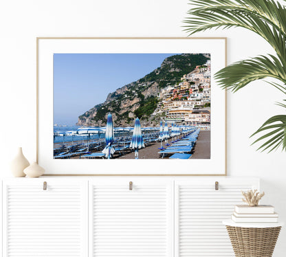Beaches of Positano III| Amalfi Coast Italy Photography - Departures Print Shop
