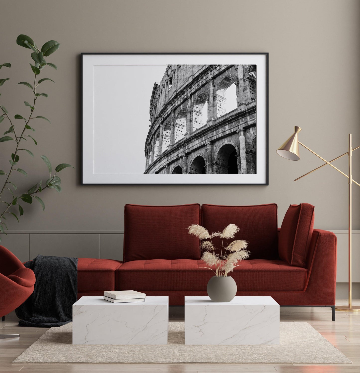 Black and White Roman Colosseum IV | Rome Italy Photography - Departures Print Shop