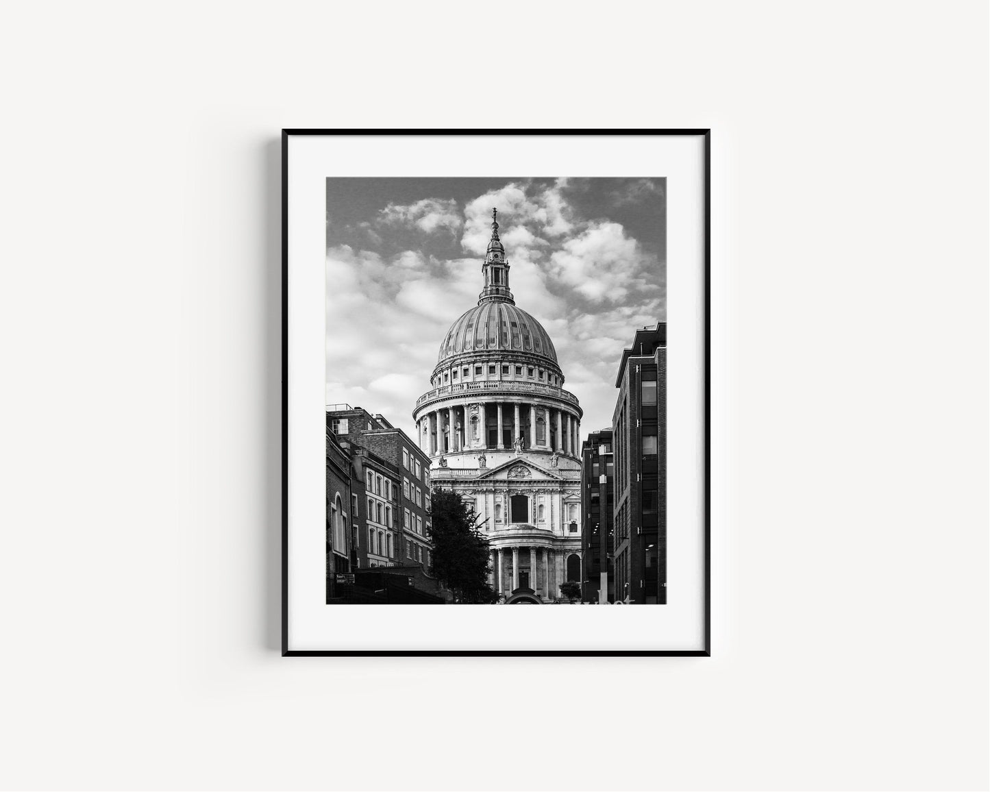 Black and White St. Paul's Cathedral London Print III