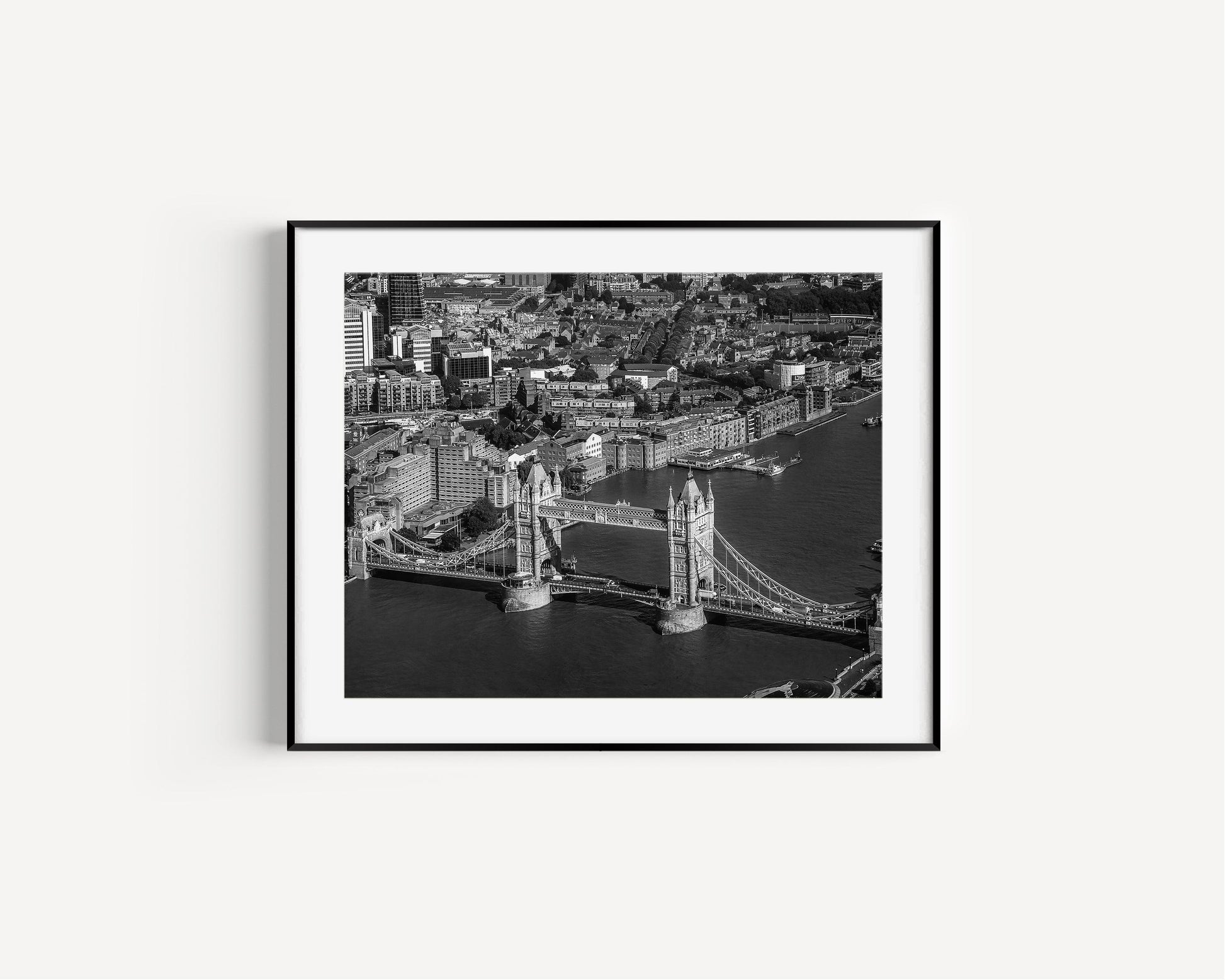 Black and White Tower Bridge III | London Photography Print - Departures Print Shop