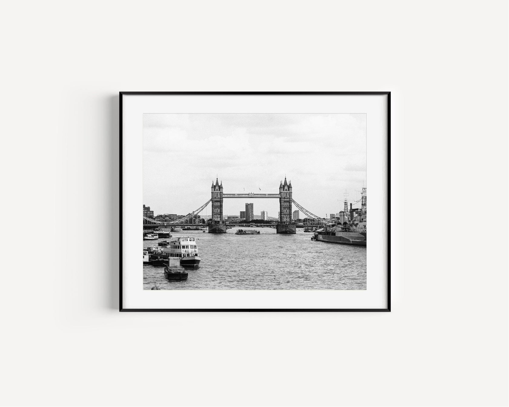 Black and White Tower Bridge Photography Print | London Photography ...