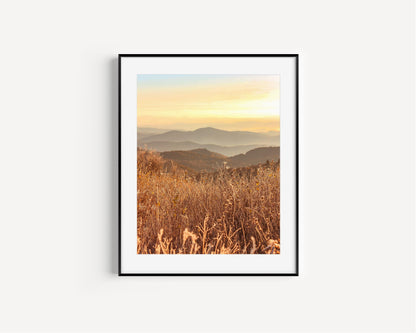 Blue Ridge Mountain Photography | Mountain Landscape Print - Departures Print Shop