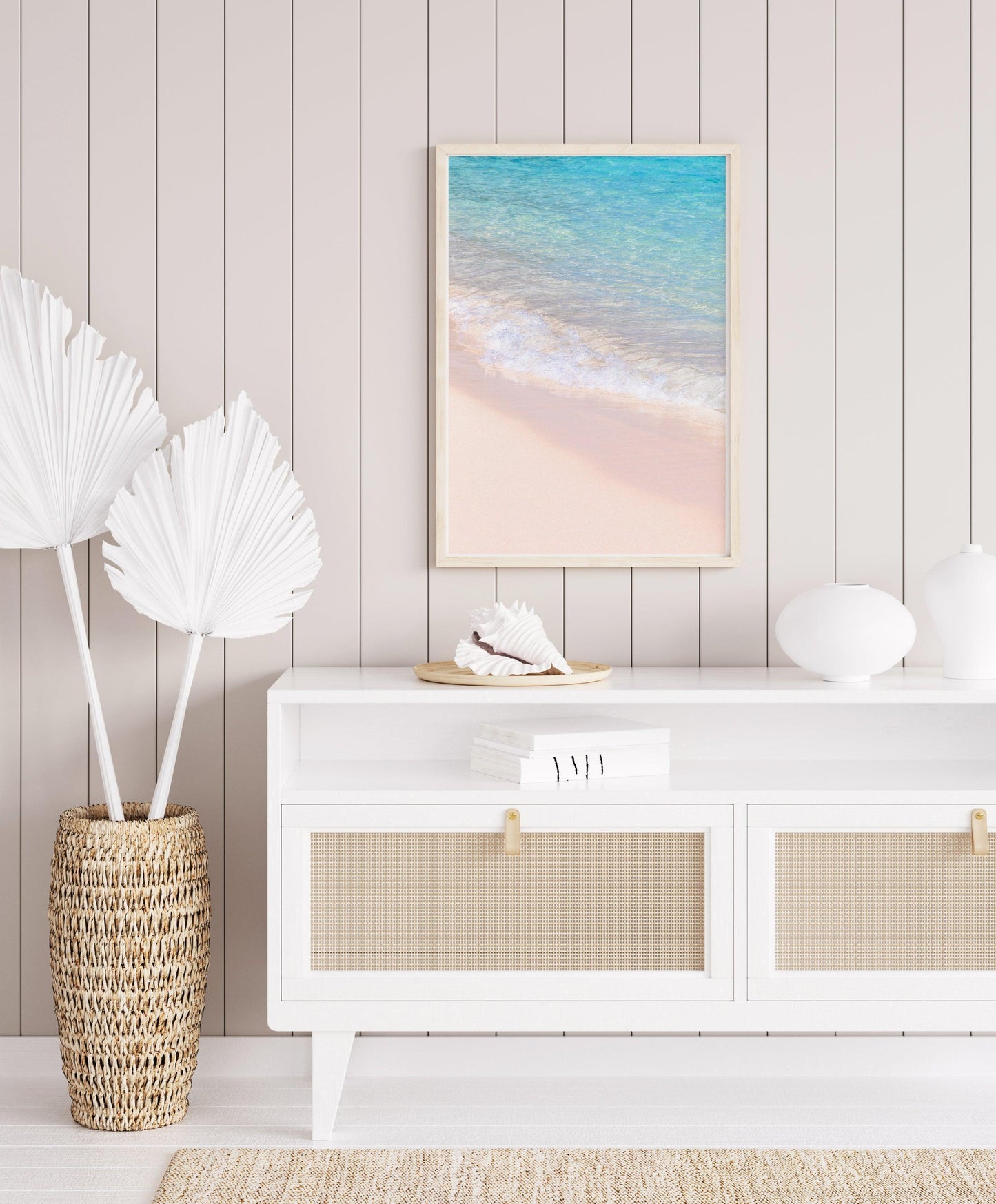 Pink Sand Bermuda Beach Print - Departures Print Shop