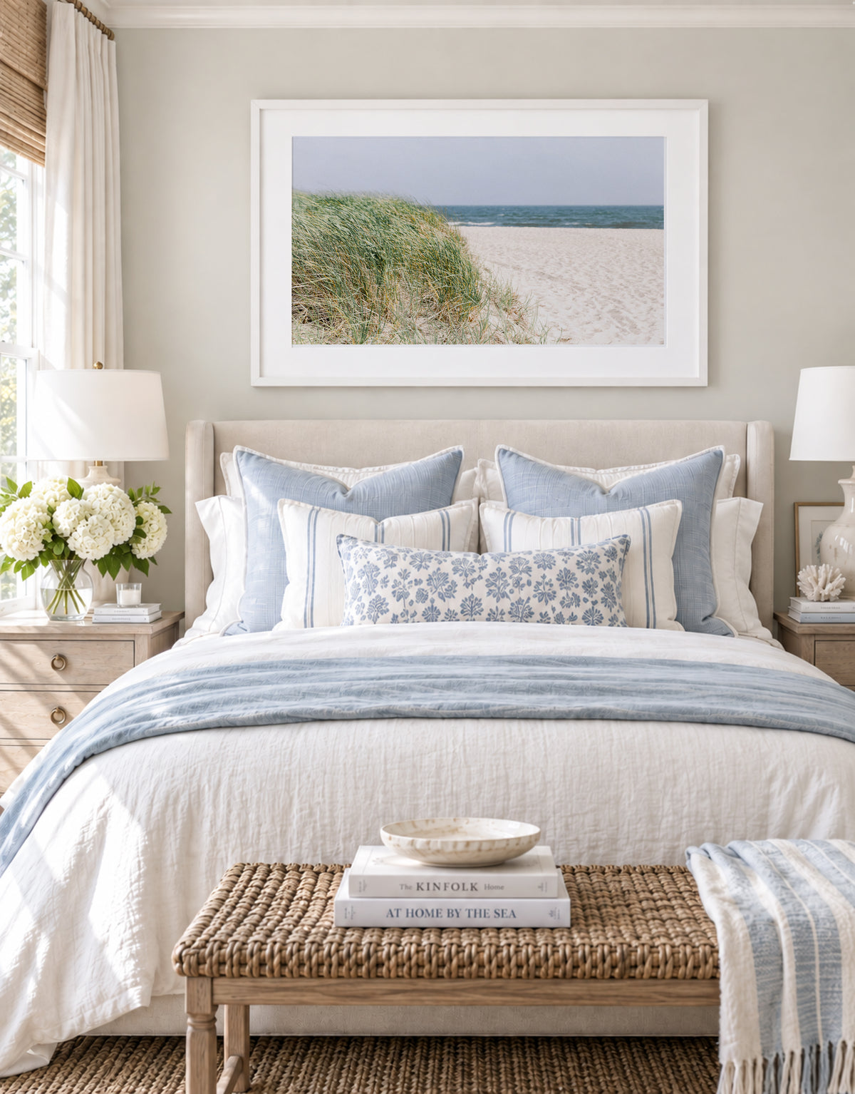 Neutral beach photography print taken in Cape Cod, Massachusetts.