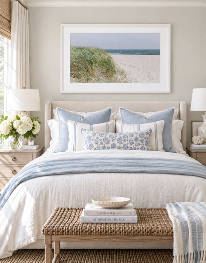 Neutral beach photography print taken in Cape Cod, Massachusetts.