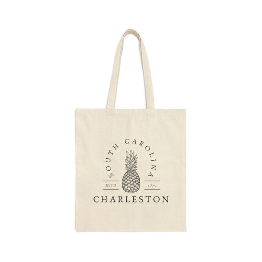 Charleston South Carolina Canvas Tote Bag - Departures Print Shop
