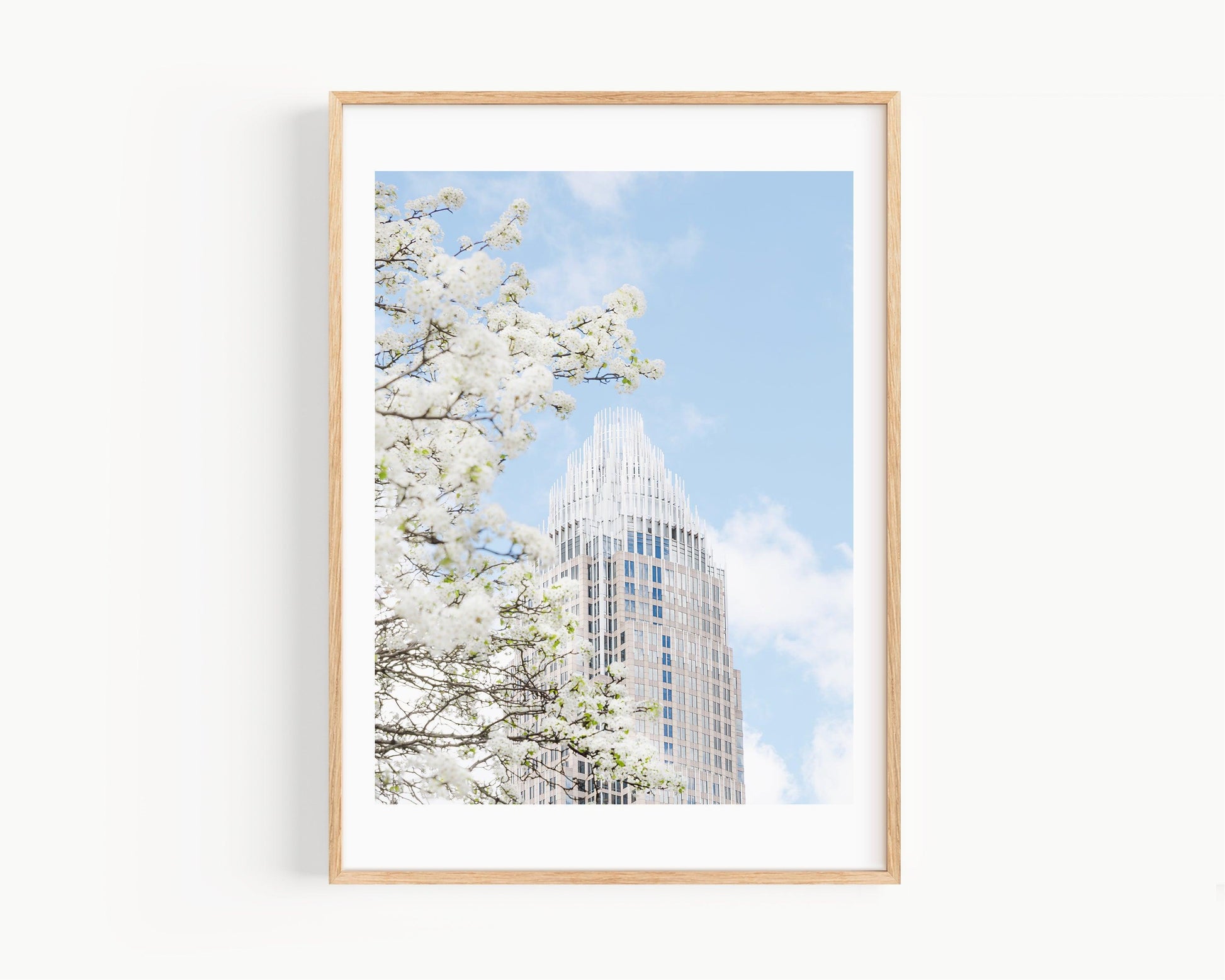 Charlotte Spring Skyline Print - Departures Print Shop