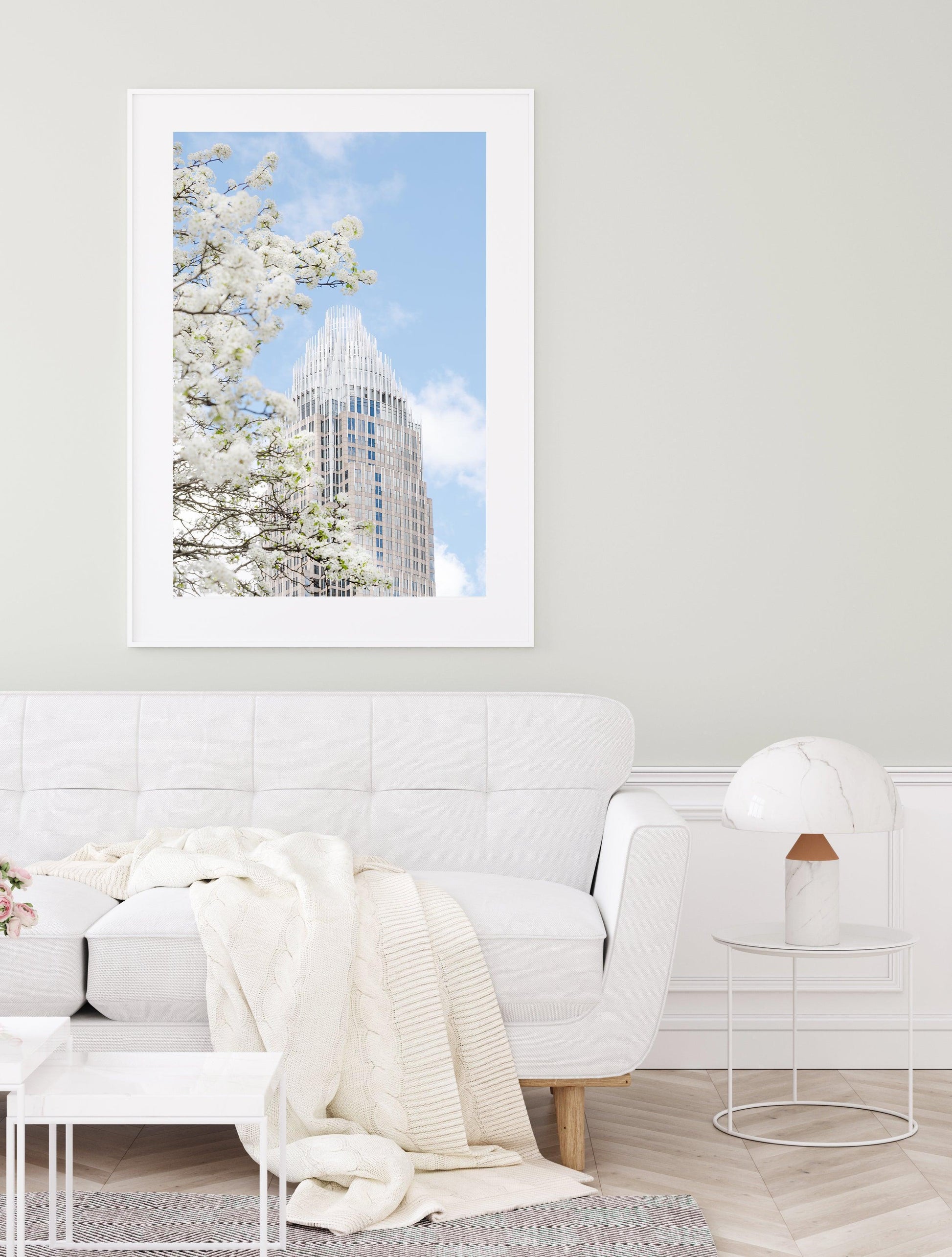 Charlotte Spring Skyline Print - Departures Print Shop