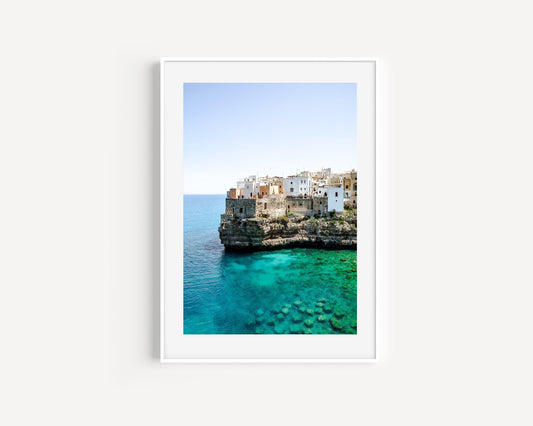 Cliffs of Polignano a Mare Print | Puglia Italy Photography - Departures Print Shop