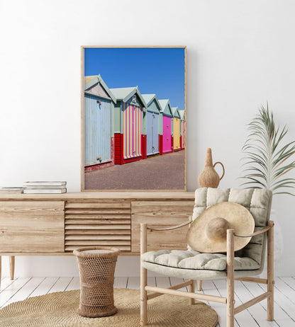 Colorful Beach Huts II | Beach Photography Print - Departures Print Shop