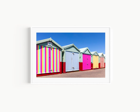 Colorful Beach Huts III | Beach Photography Print - Departures Print Shop