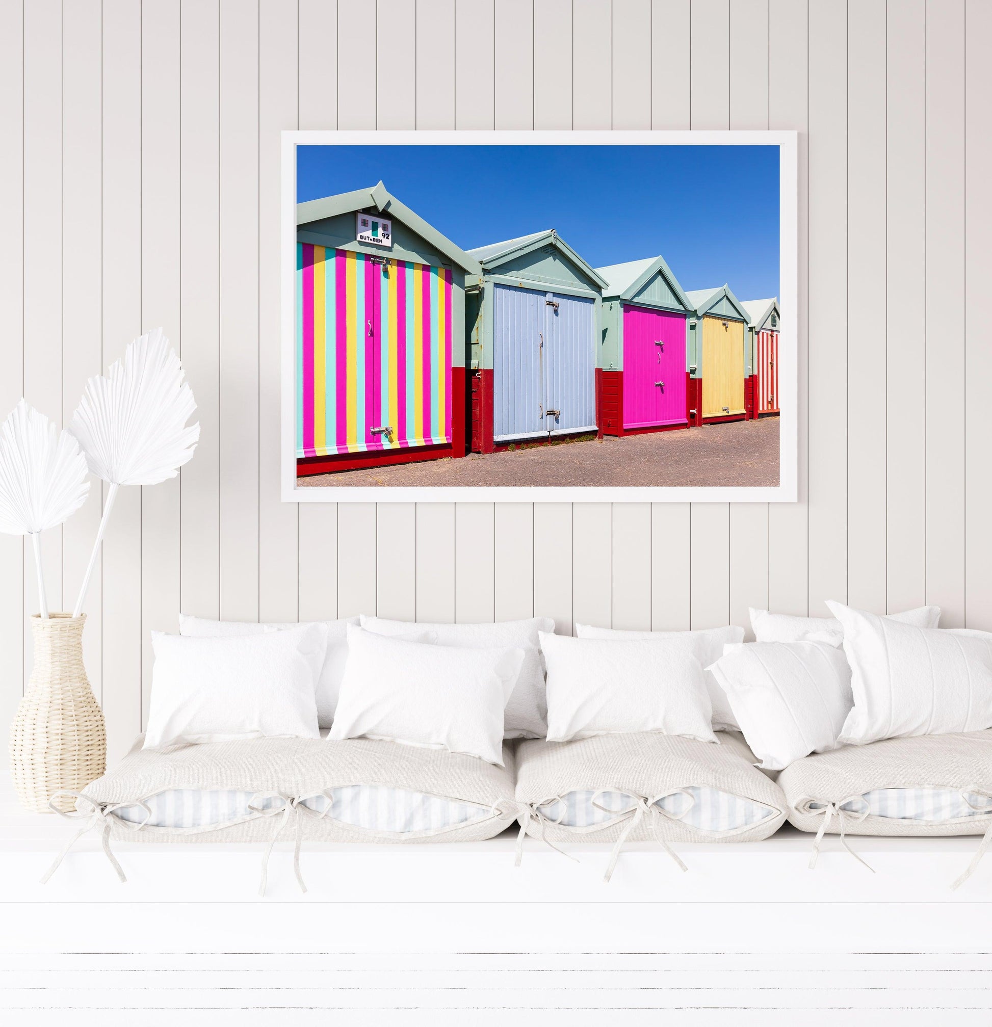 Colorful Beach Huts III | Beach Photography Print - Departures Print Shop