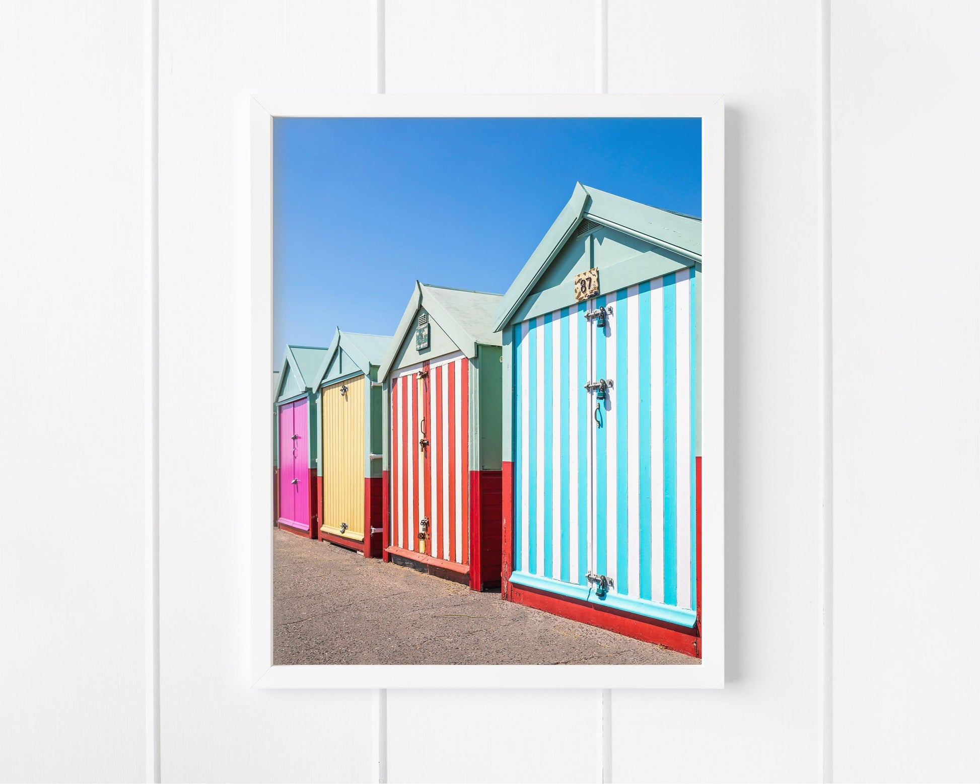 Colorful Beach Huts | Beach Photography Print - Departures Print Shop