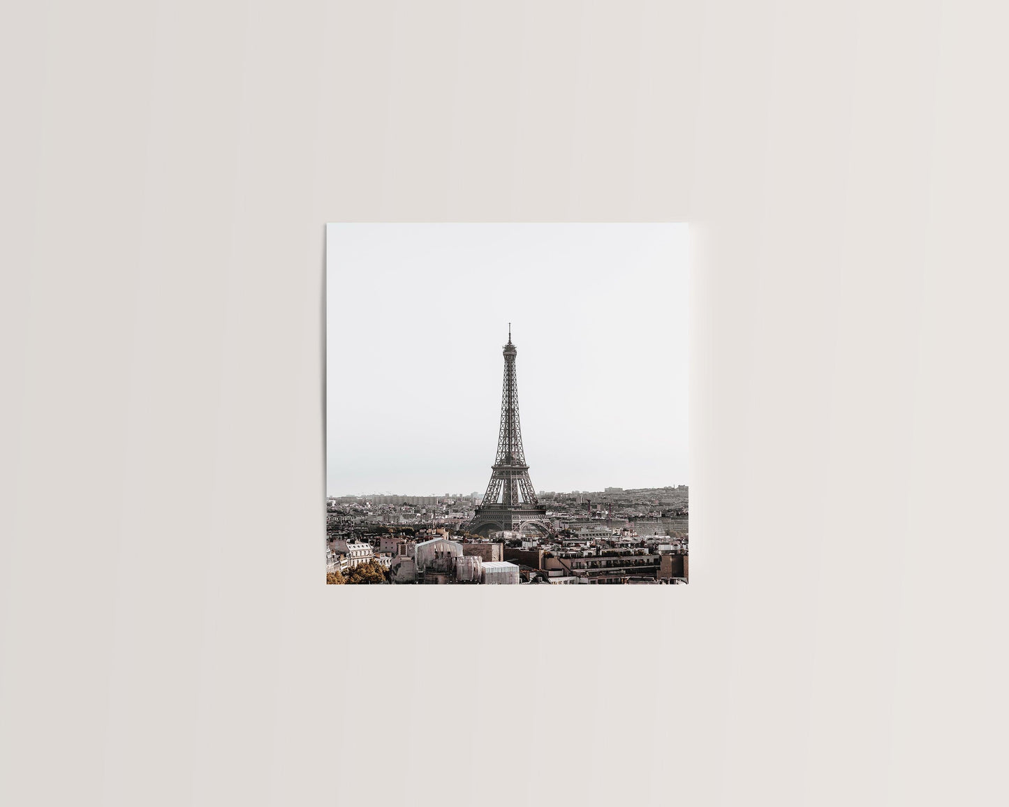 Eiffel Tower Square Photography Print | Paris Photography Print - Departures Print Shop