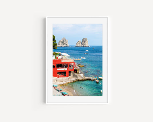 Faraglioni Rock Capri Italy II | Amalfi Coast Italy Photography - Departures Print Shop