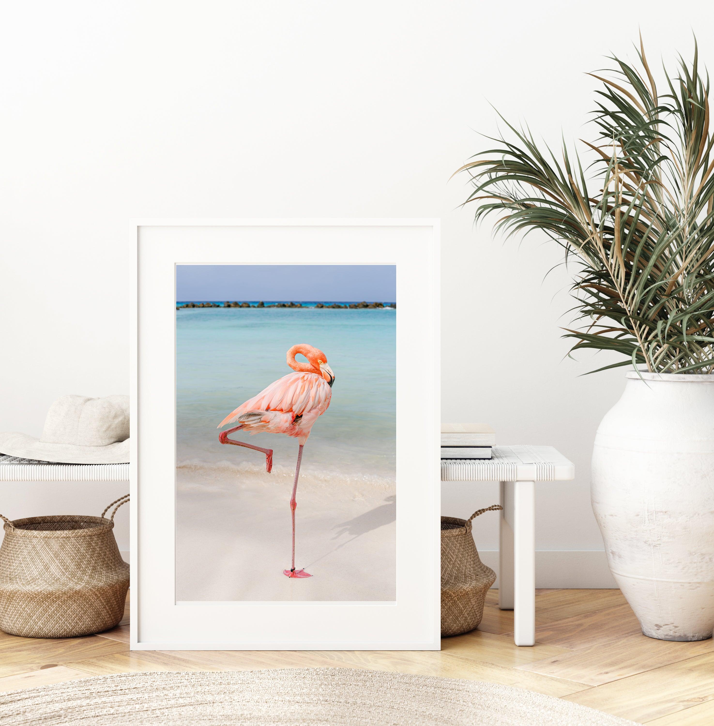 Flamingo Beach Aruba Print - Departures Print Shop
