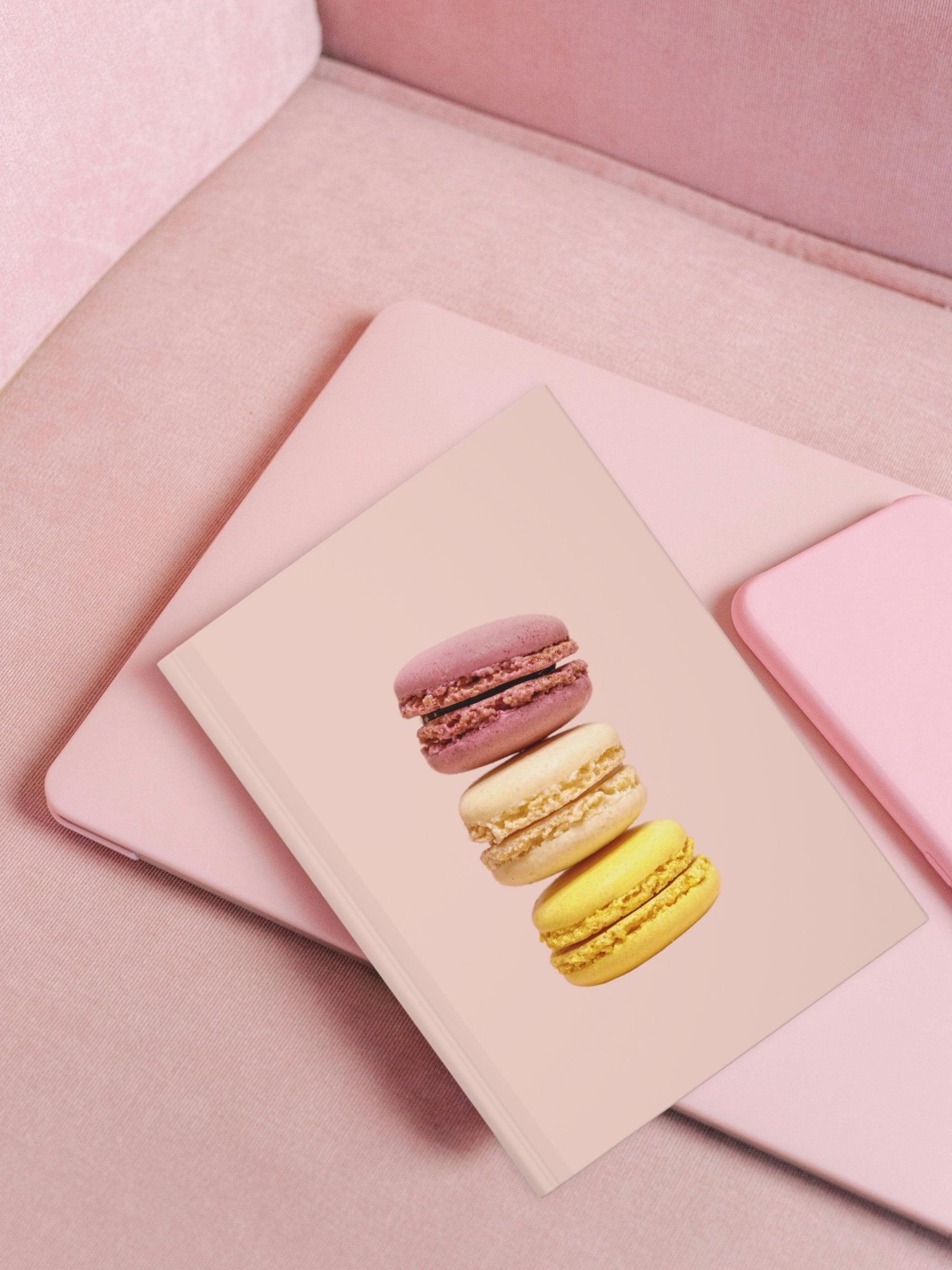 French Macaron Hardcover Notebook - Departures Print Shop