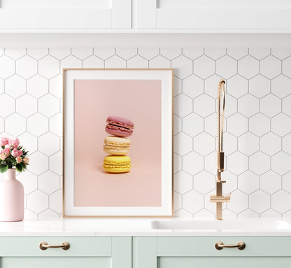 French Macarons Photography Print - Departures Print Shop