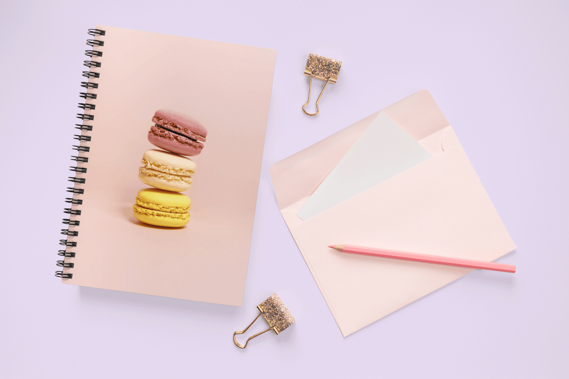 French Macarons Spiral Notebook - Departures Print Shop