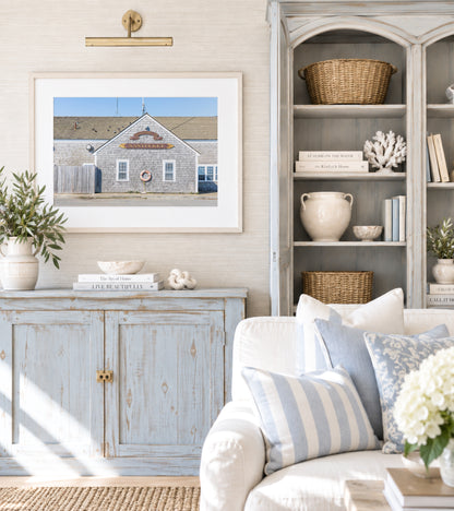 Horizontal Welcome to Nantucket sign print