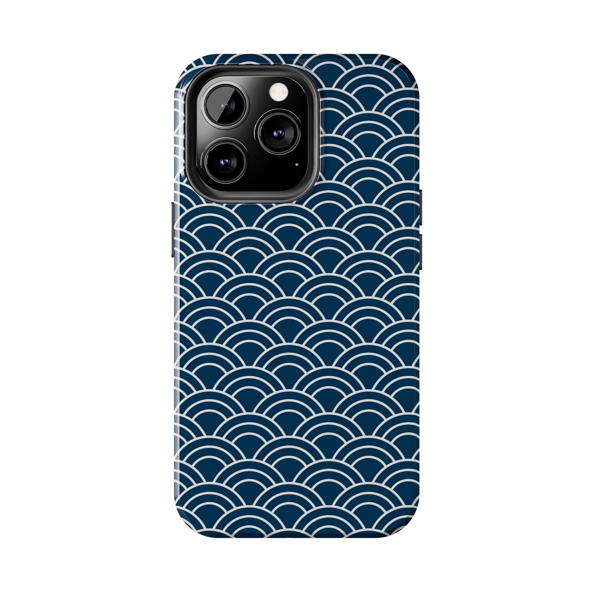 Jet Lagged Navy and White Phone Case - Departures Print Shop