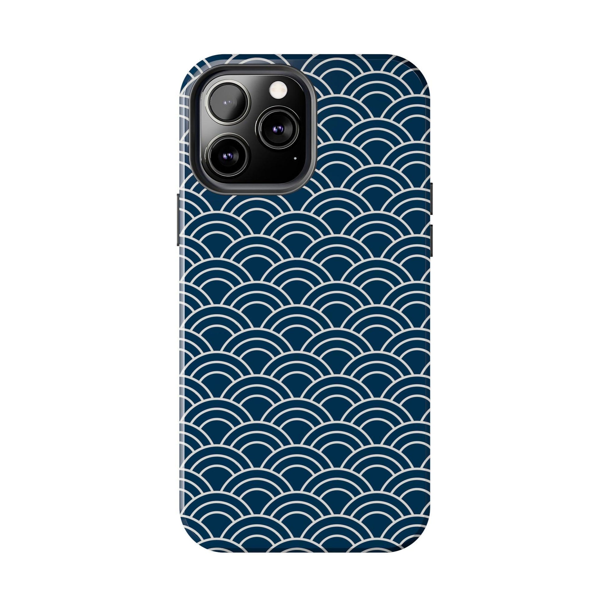 Jet Lagged Navy and White Phone Case - Departures Print Shop