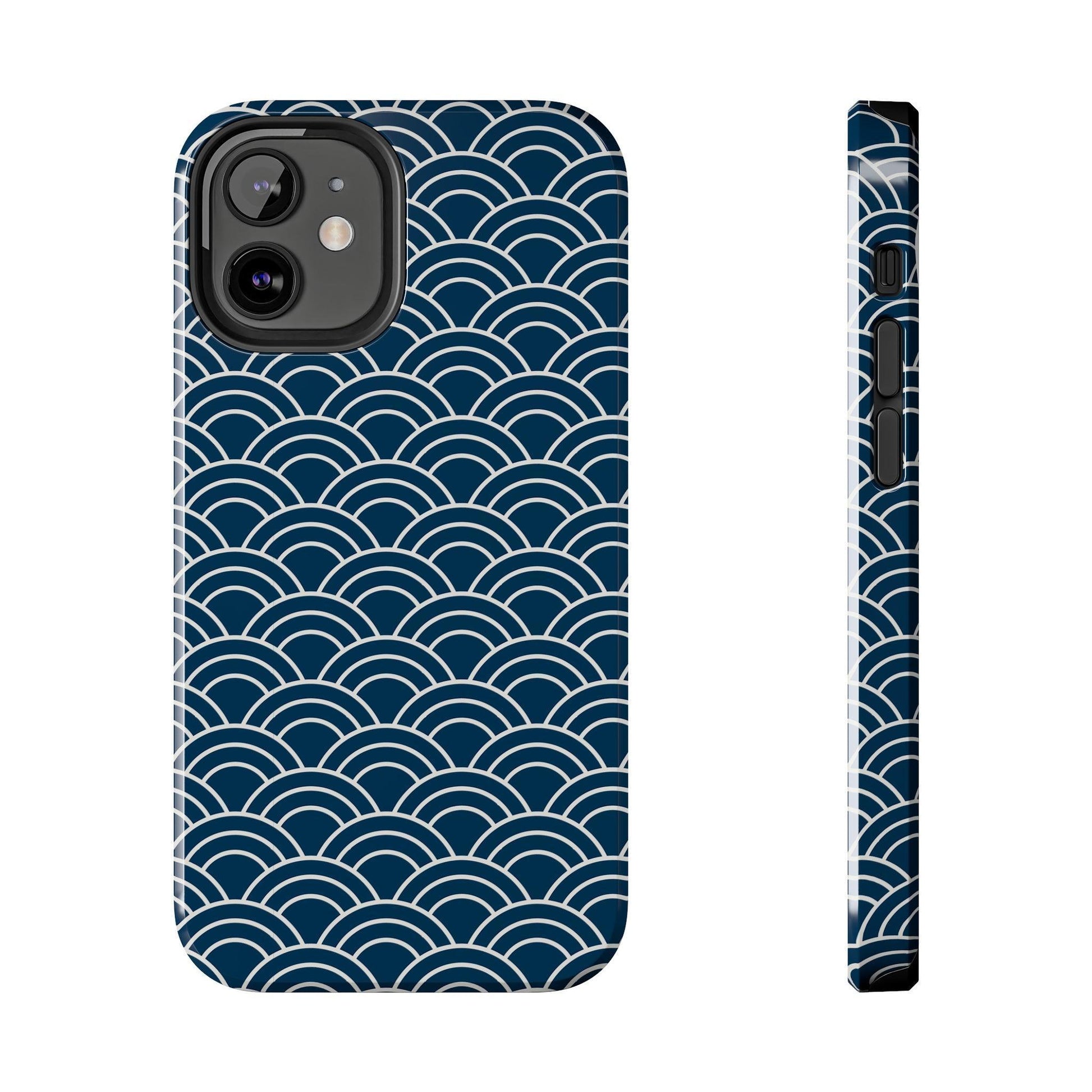 Jet Lagged Navy and White Phone Case - Departures Print Shop