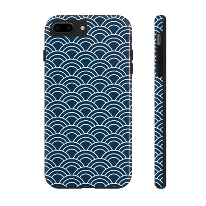 Jet Lagged Navy and White Phone Case - Departures Print Shop