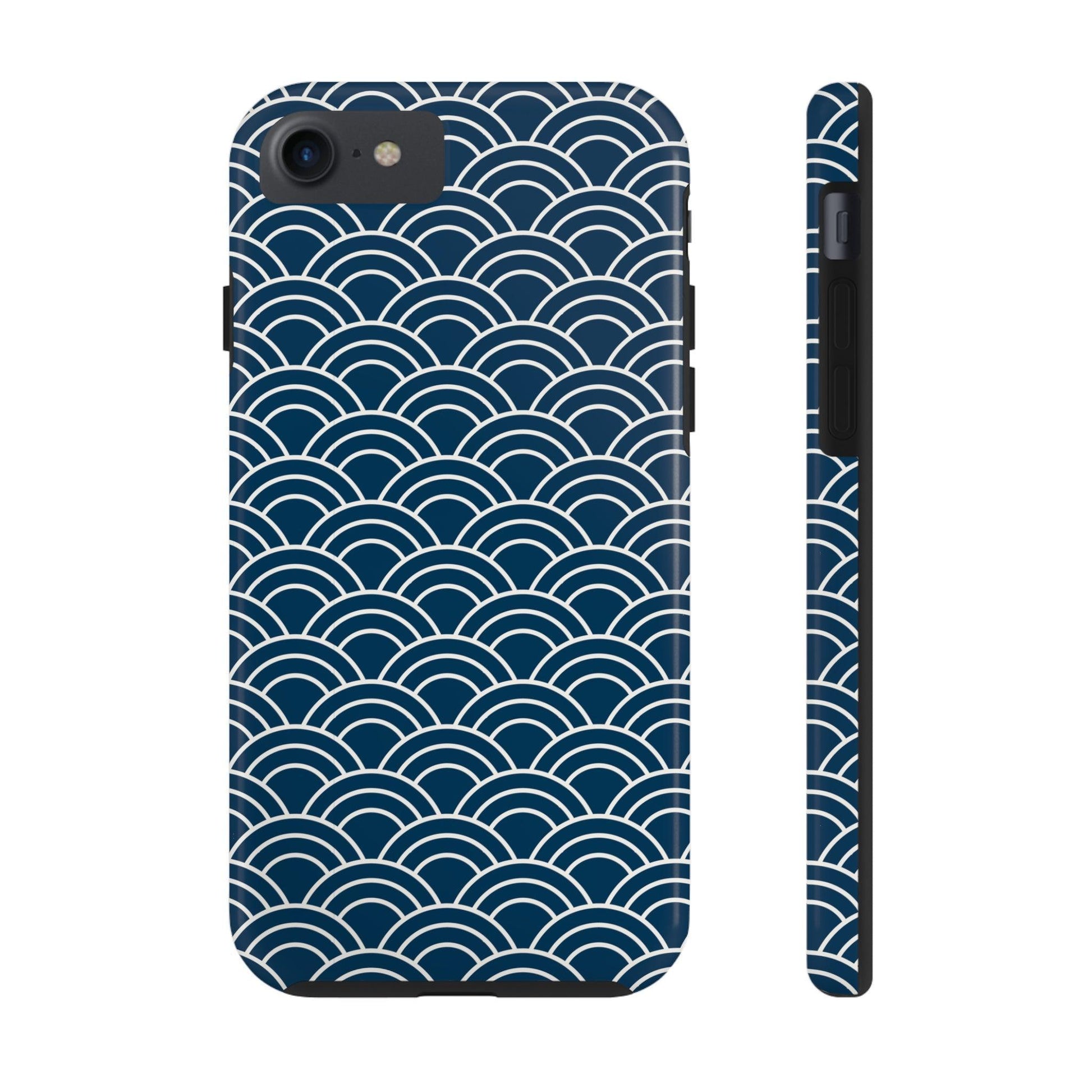 Jet Lagged Navy and White Phone Case - Departures Print Shop