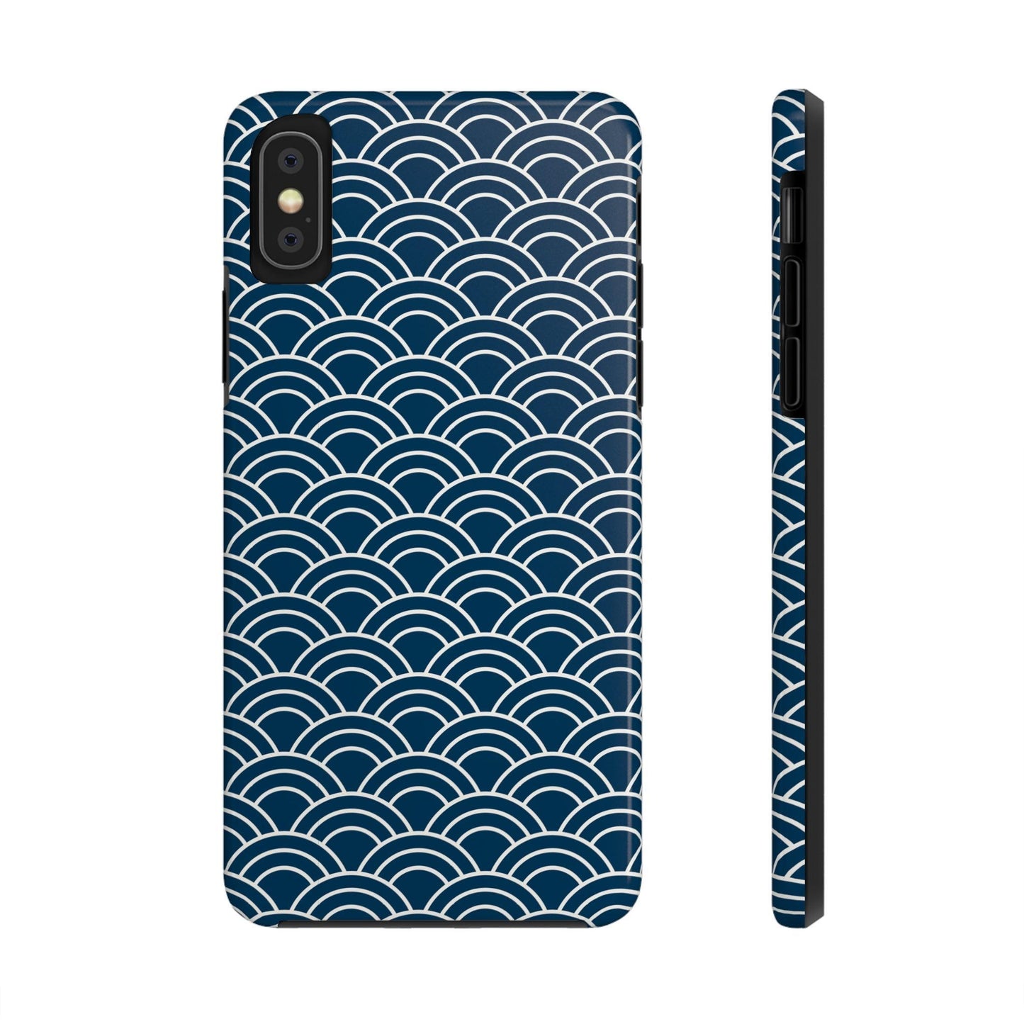 Jet Lagged Navy and White Phone Case - Departures Print Shop