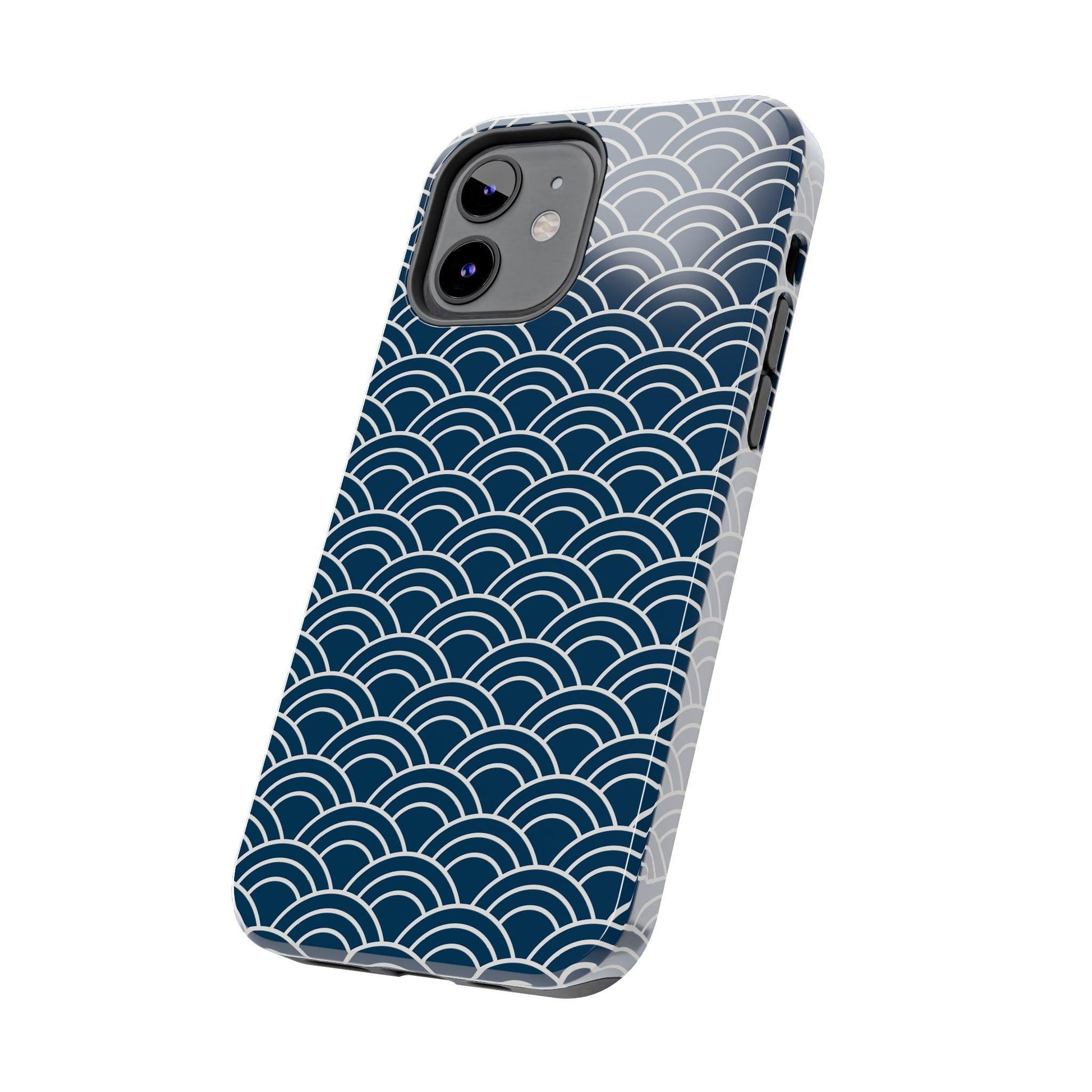 Jet Lagged Navy and White Phone Case - Departures Print Shop