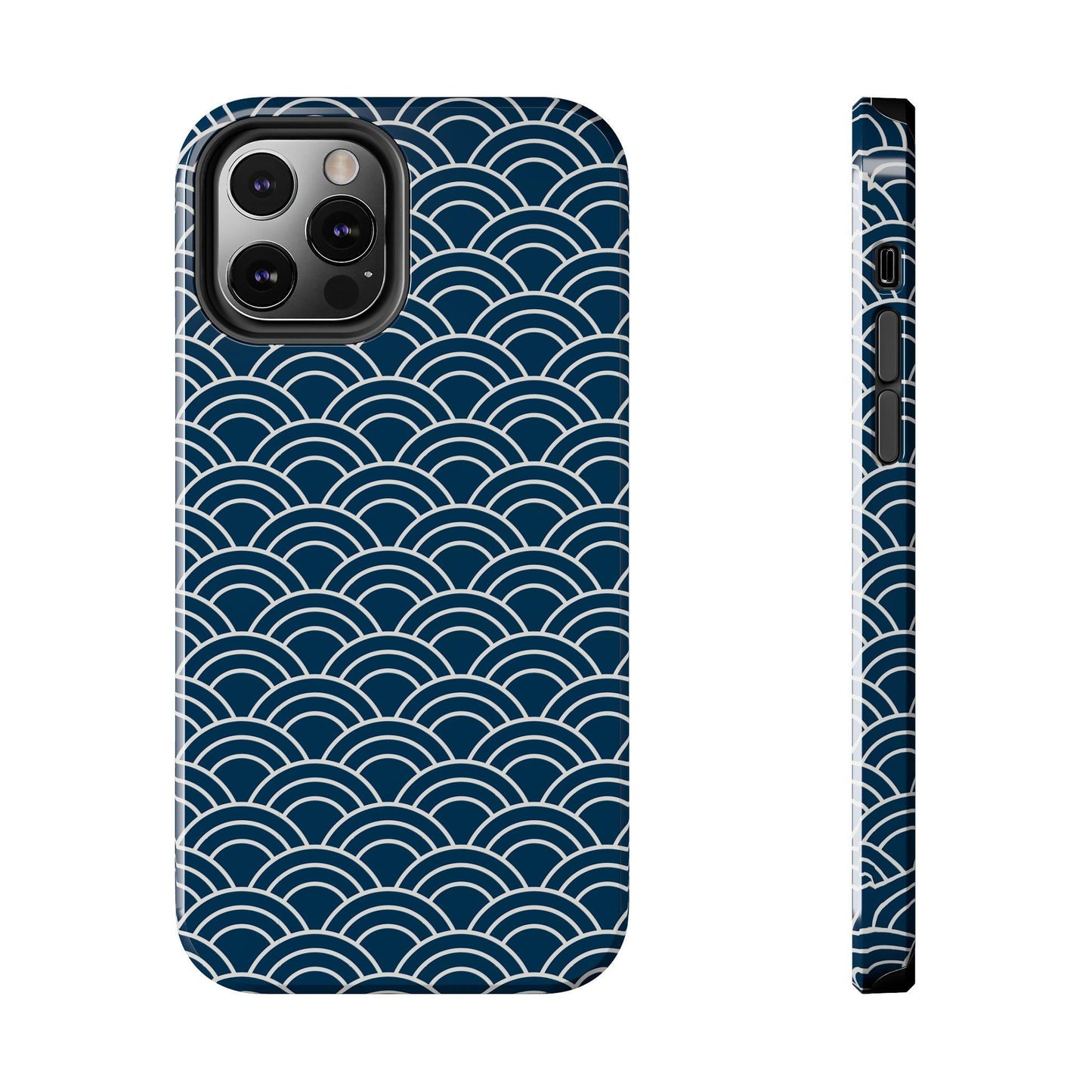 Jet Lagged Navy and White Phone Case - Departures Print Shop