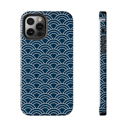 Jet Lagged Navy and White Phone Case - Departures Print Shop