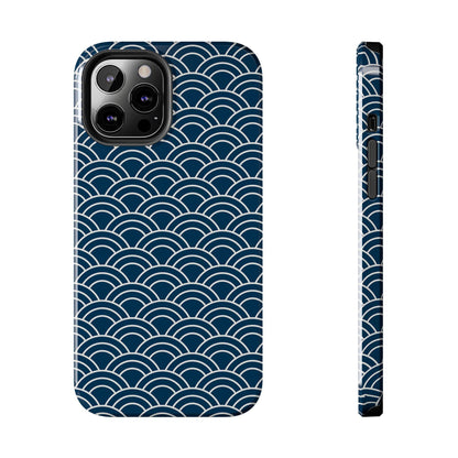 Jet Lagged Navy and White Phone Case - Departures Print Shop