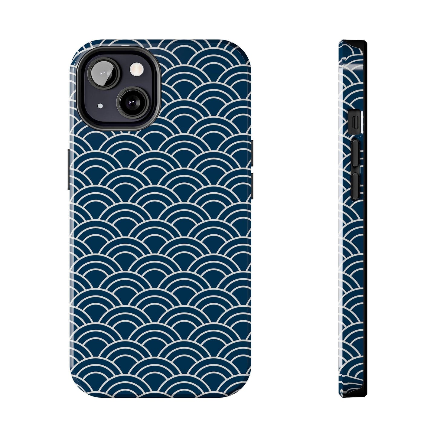 Jet Lagged Navy and White Phone Case - Departures Print Shop