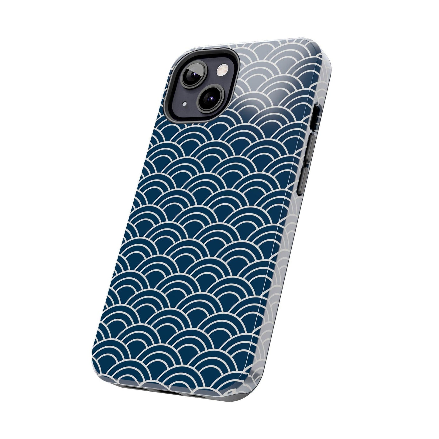 Jet Lagged Navy and White Phone Case - Departures Print Shop