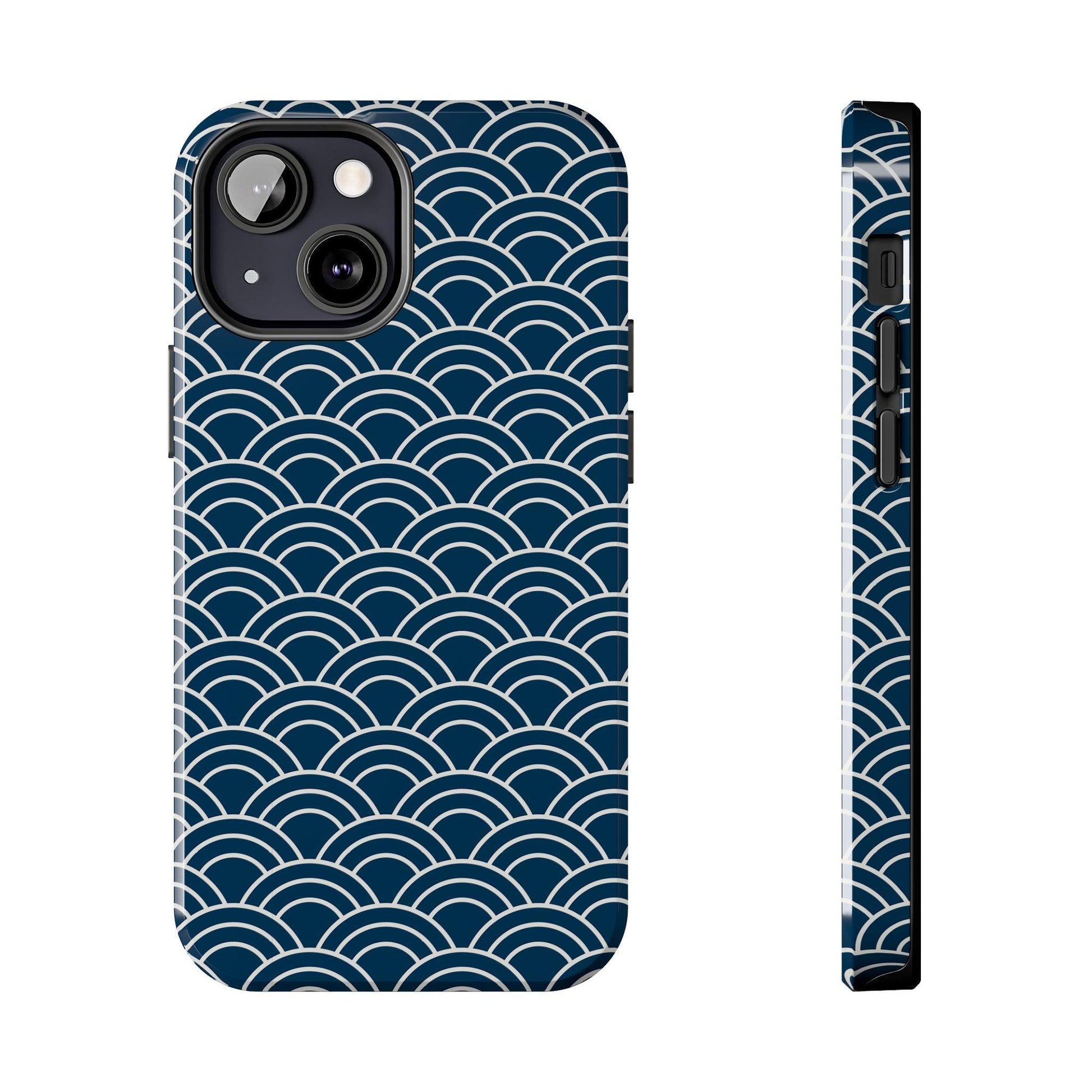 Jet Lagged Navy and White Phone Case - Departures Print Shop