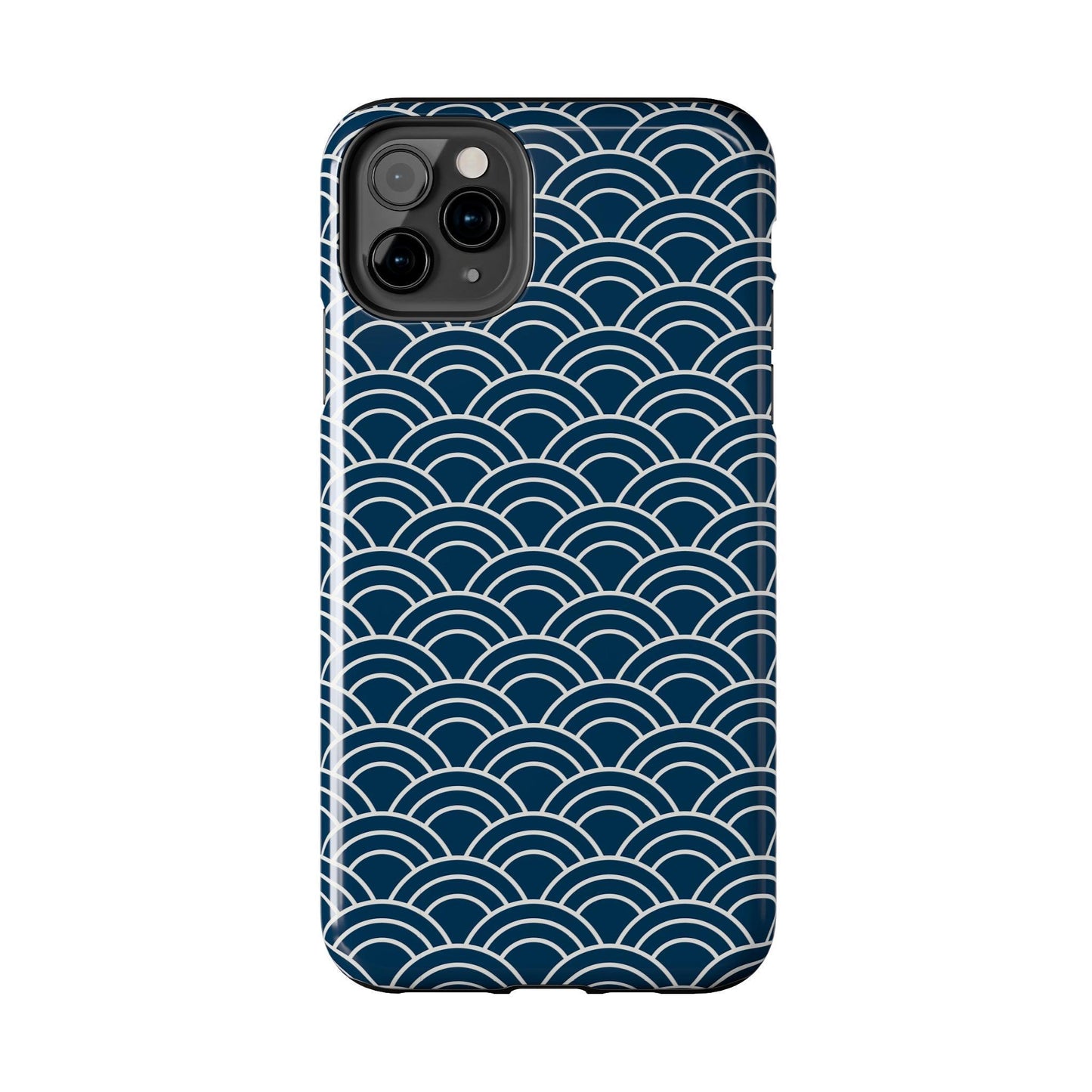 Jet Lagged Navy and White Phone Case - Departures Print Shop