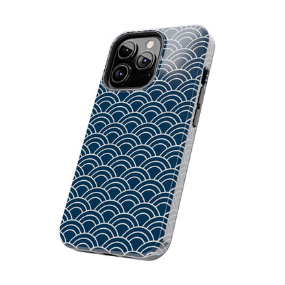 Jet Lagged Navy and White Phone Case - Departures Print Shop