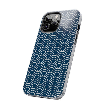 Jet Lagged Navy and White Phone Case - Departures Print Shop