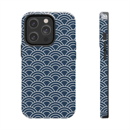 Jet Lagged Navy and White Phone Case - Departures Print Shop