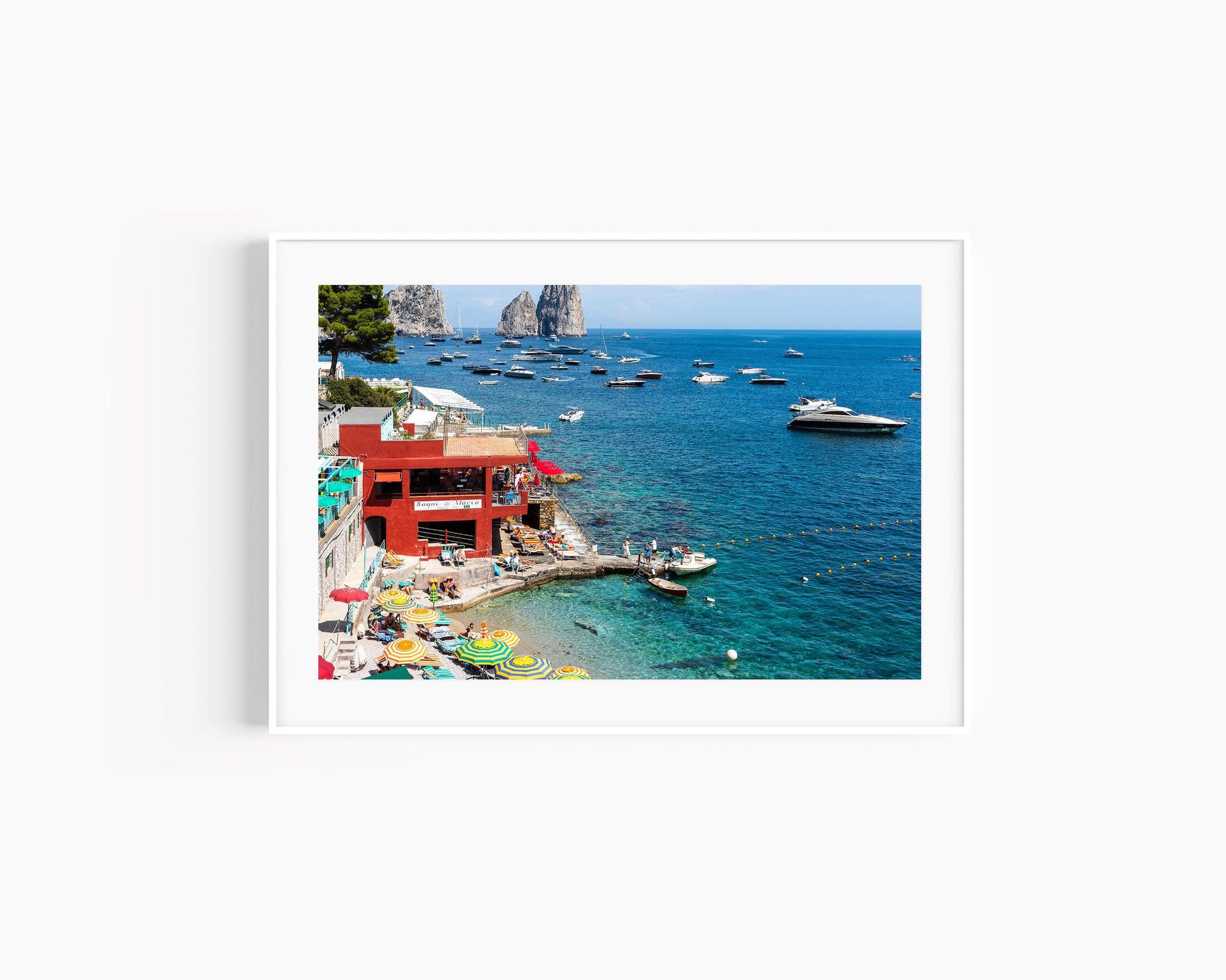 La Canzone del Mare Capri Beach Club | Amalfi Coast Italy Photography - Departures Print Shop