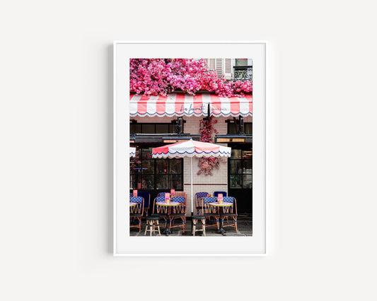 La Favorite Parisian Cafe Print | Paris Photography Print - Departures Print Shop